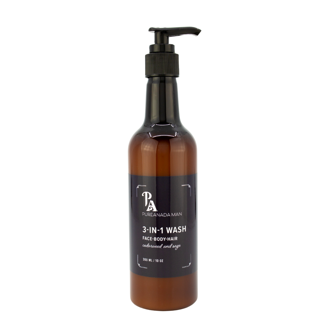 Pura Anada Man 3-in-1 Face, Body, and Hair Wash (300ml)