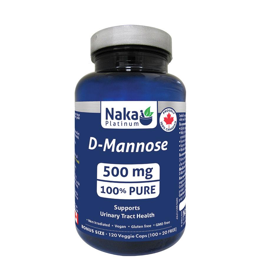 Naka D-Mannose Powder (120 VCaps)