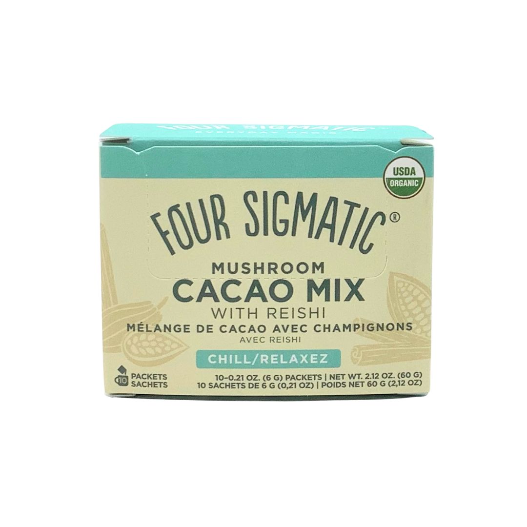 Four Sigmatic: Mushroom Cacao Mix w/ Reishi - 10 sachets (60g) - Lifestyle Markets