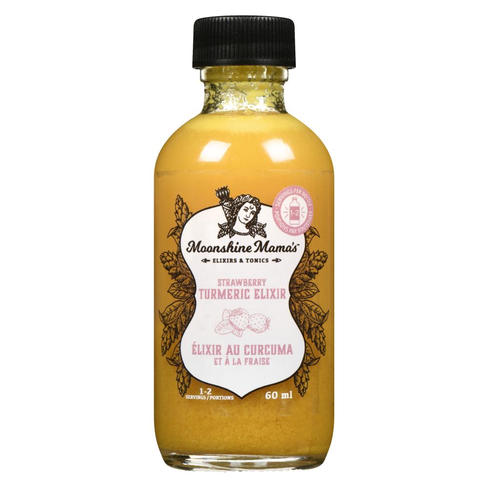 Moonshine Mamas Organic Strawberry Turmeric Elixir - Lifestyle Markets