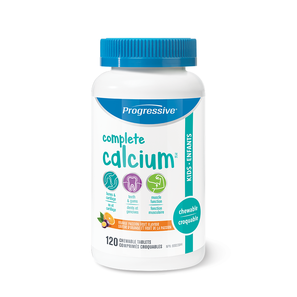 Progressive Complete Calcium for Kids (120 Chewable Tablets)