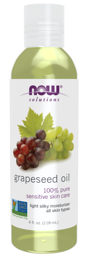 Now Grapeseed Oil (118ml) - Lifestyle Markets