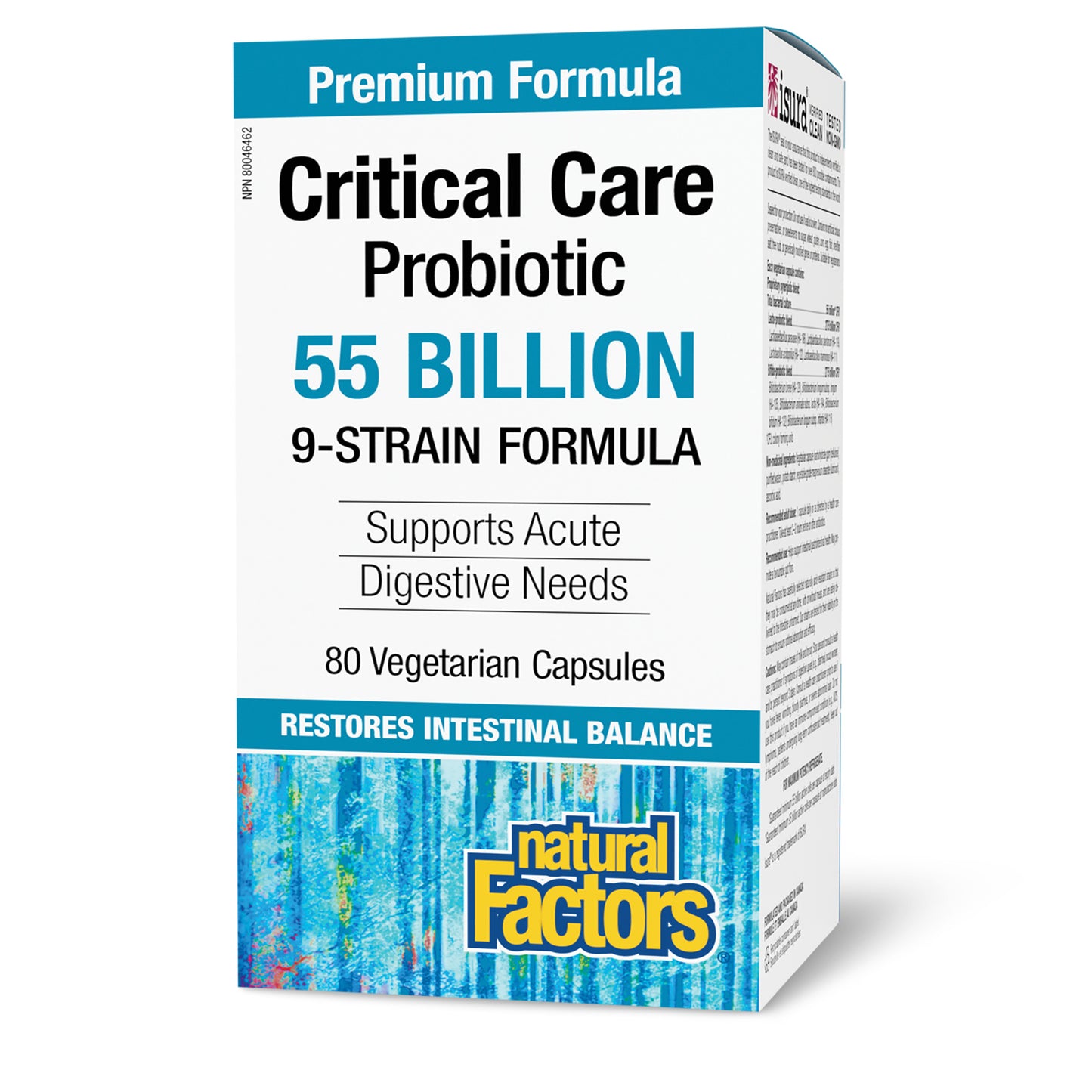 Natural Factors Critical Care Probiotic 55 Billion (VCaps)