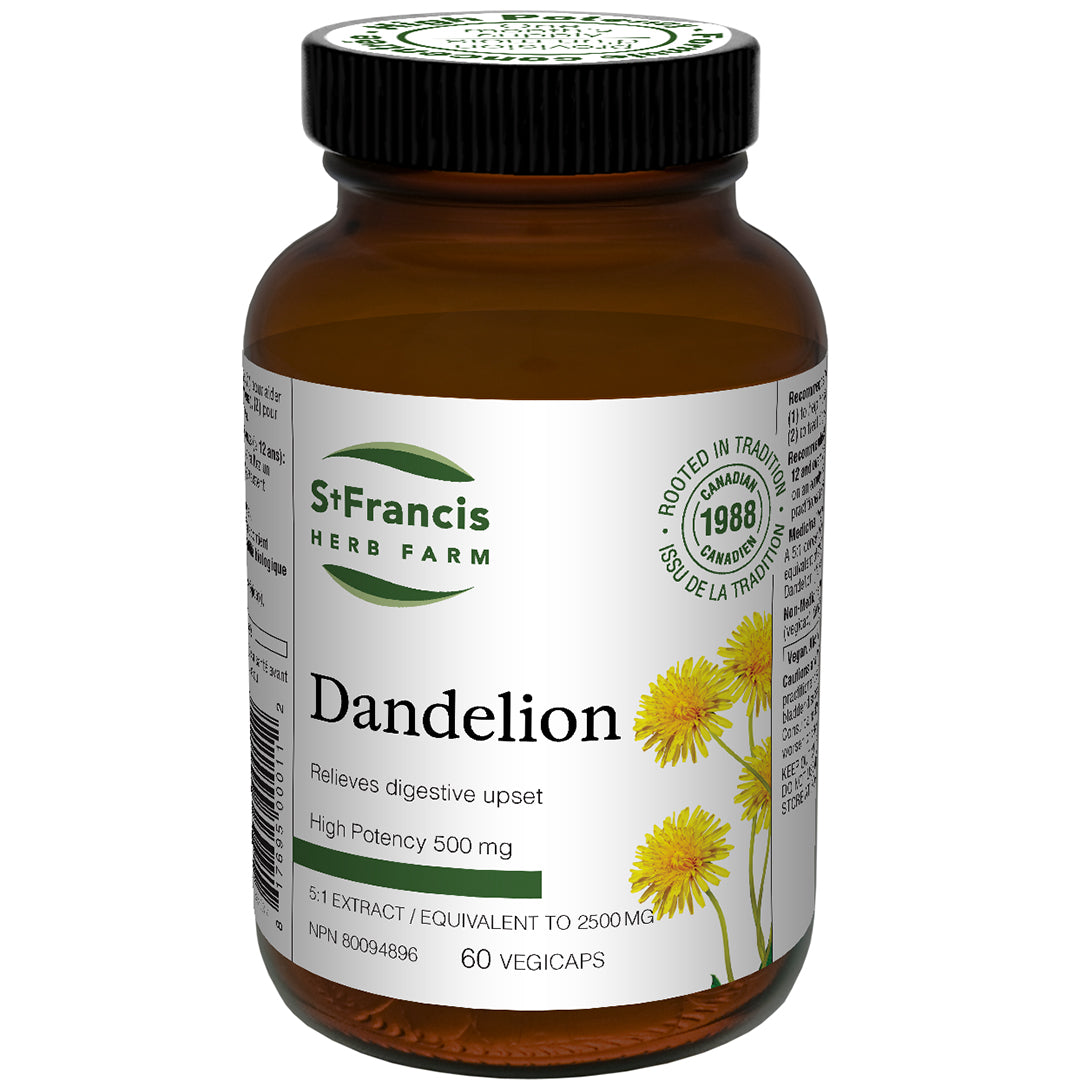 St. Francis Dandelion (2500mg DHE) (60 VCaps) - Lifestyle Markets