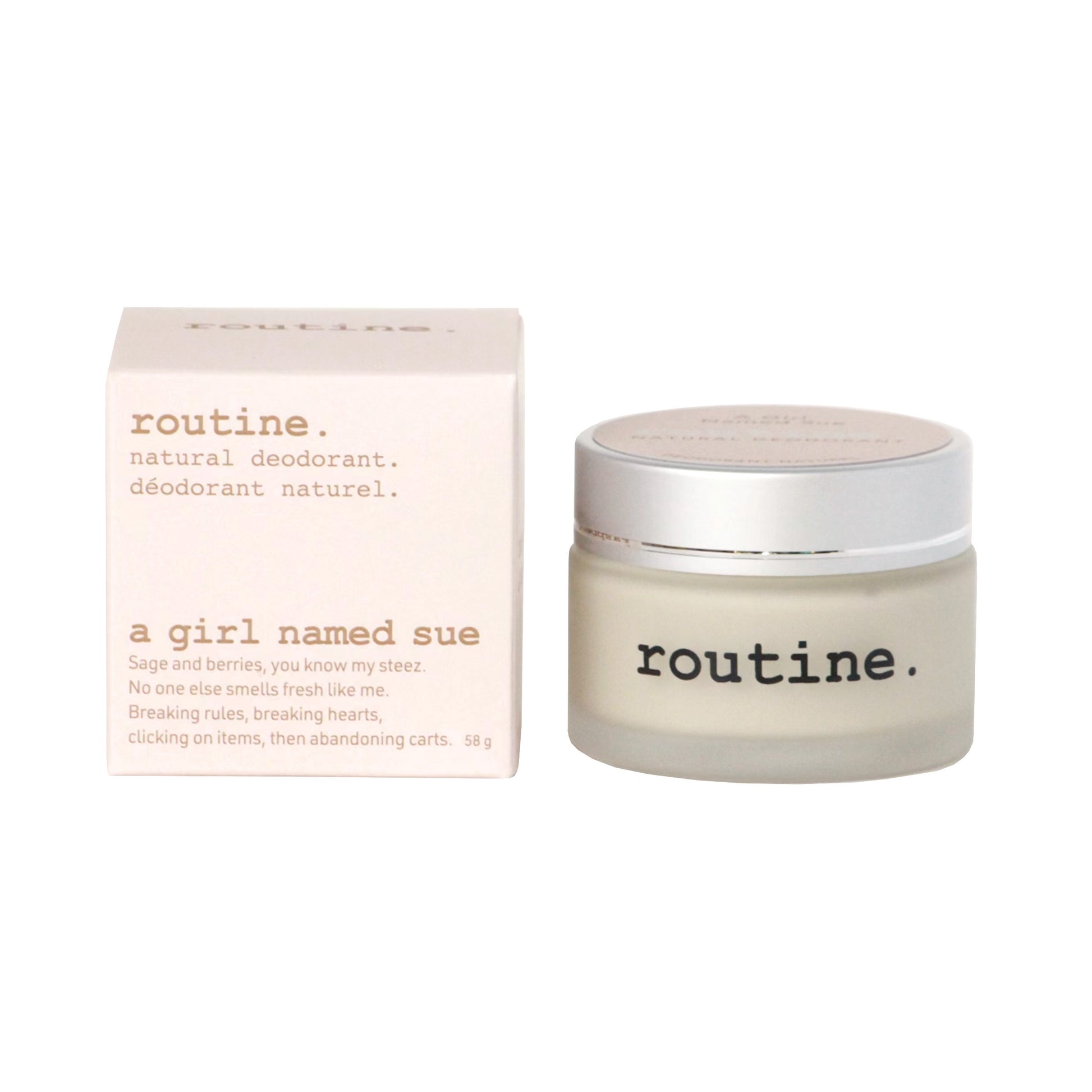 Routine Natural Deodorant - A Girl Named Sue (58g) - Lifestyle Markets