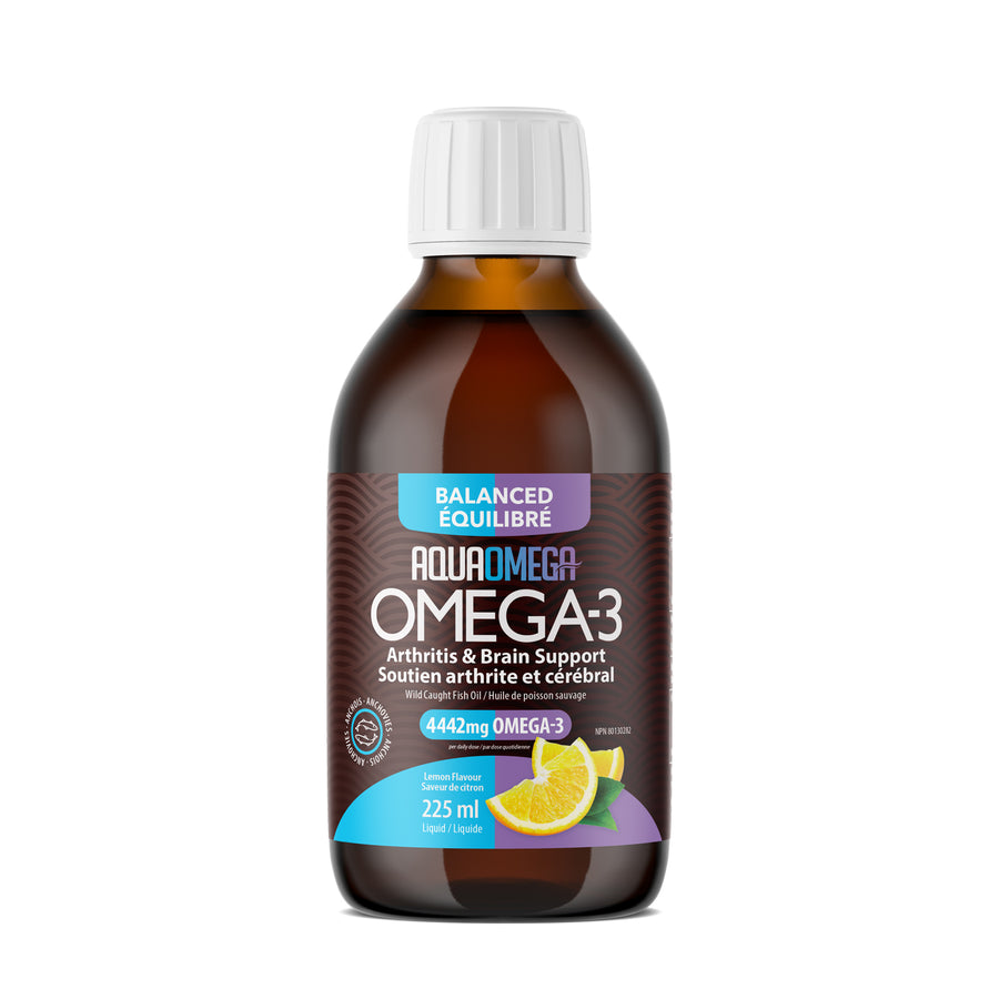 AquaOmega Balanced Arthritis & Brain Support (225ml) - Lifestyle Markets