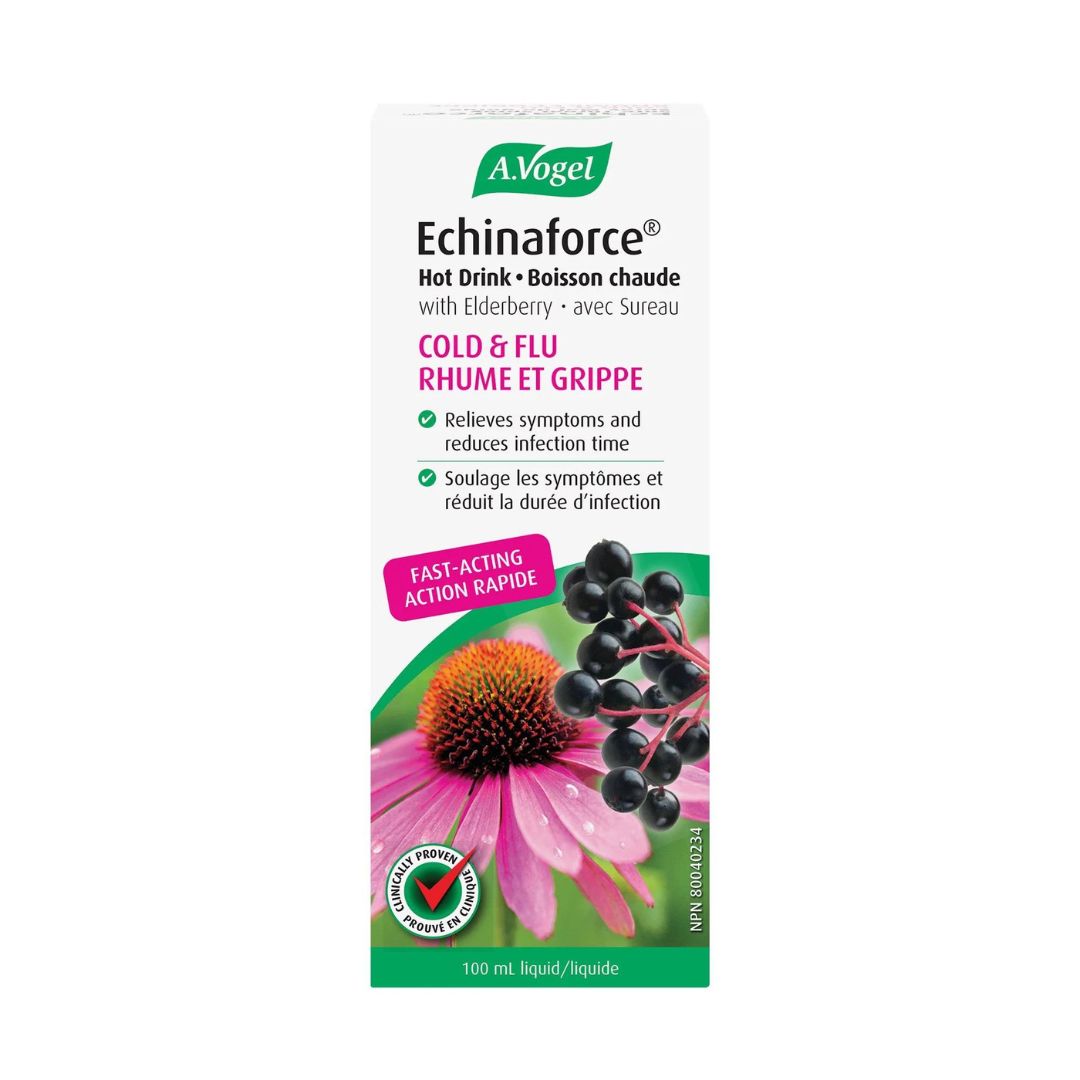 A. Vogel Echinaforce Hot Drink with Elderberry (100ml) - Lifestyle Markets