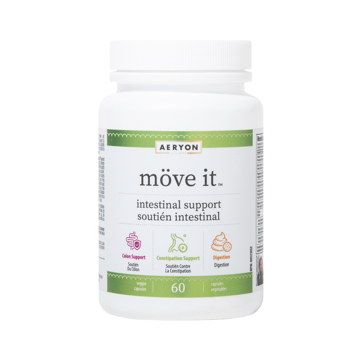 Aeryon Wellness Move It Digestive Health (60 VCaps)