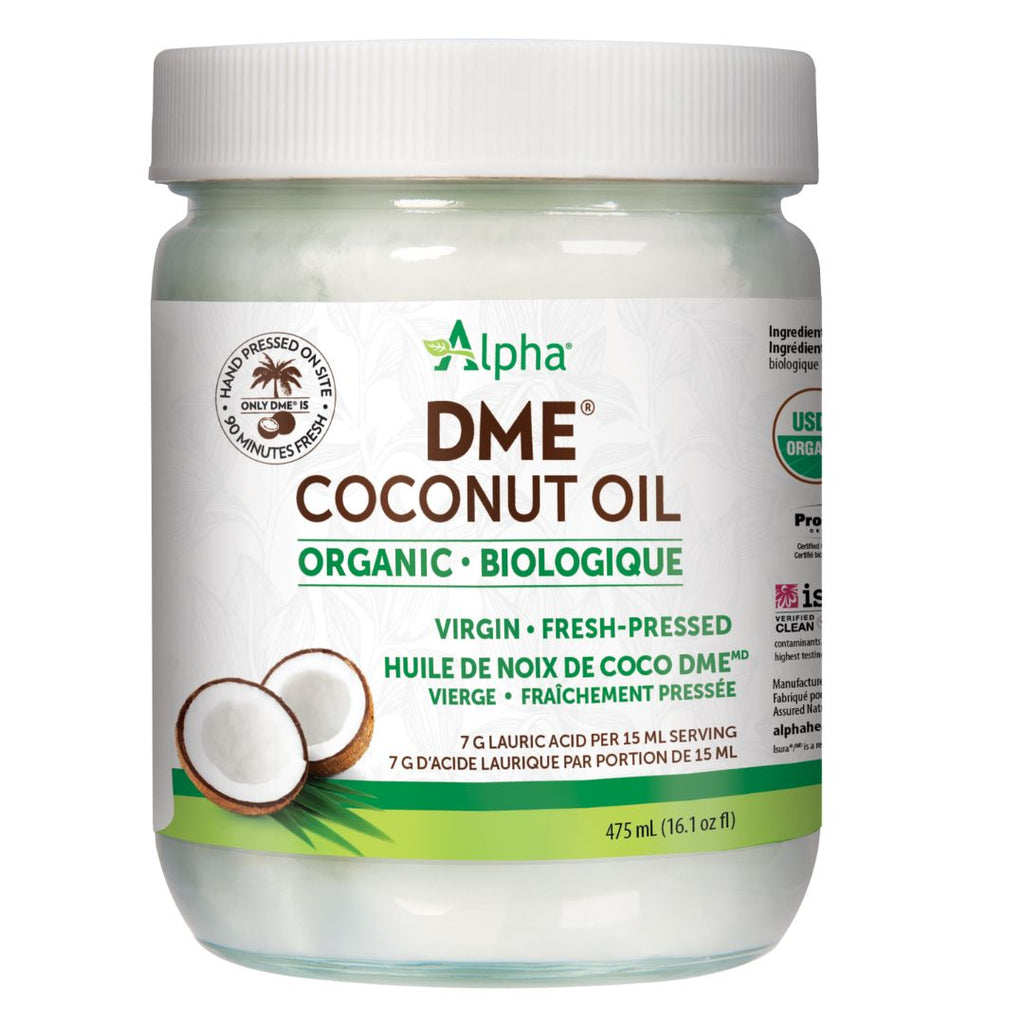 Alpha DME Organic Virgin Coconut Oil (475ml)