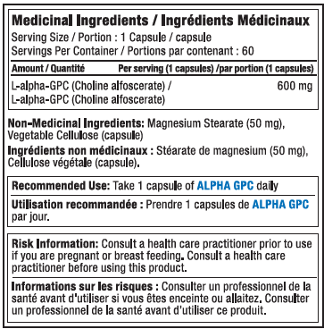 Alora Alpha GPC (60 VCaps)