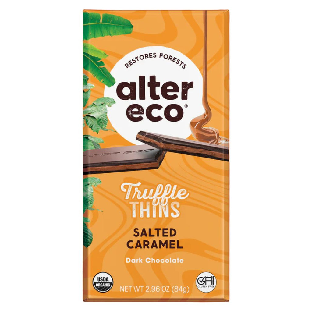 Alter Eco Truffle Thins Salted Caramel (84g)