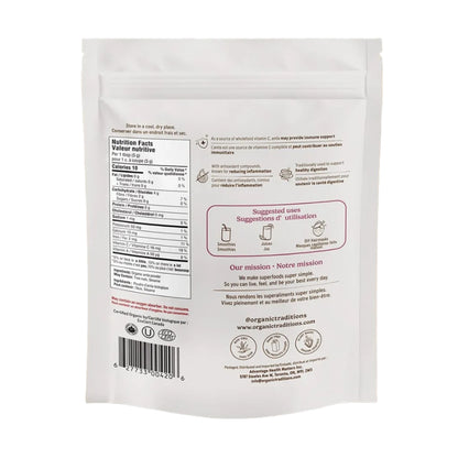 White packaging with text and barcodes on a sandy background