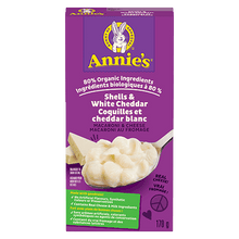Annie's Homegrown Shells & White Cheddar (170g)