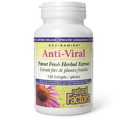 Natural Factors Echinamide Anti-Viral Potent Fresh Herbal Extract (Softgels)