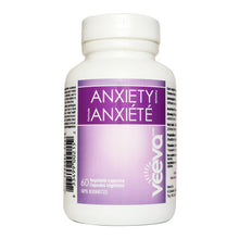 Veeva Anxiety supplement bottle on a white background