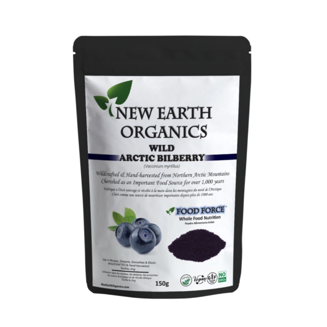 New Earth Organics Wild Arctic Bilberry (150g) - Lifestyle Markets