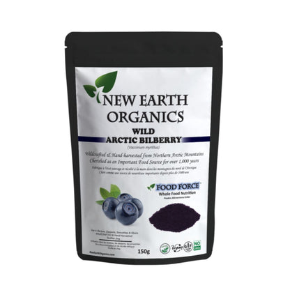 New Earth Organics Wild Arctic Bilberry (150g) - Lifestyle Markets