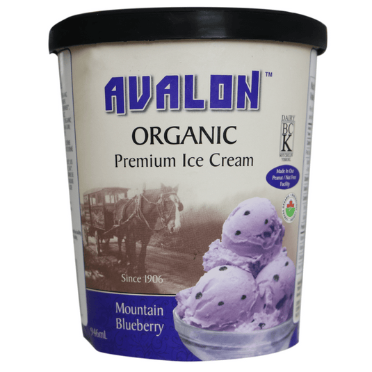 Avalon Organic Ice Cream - Blueberry (946ml) - Lifestyle Markets