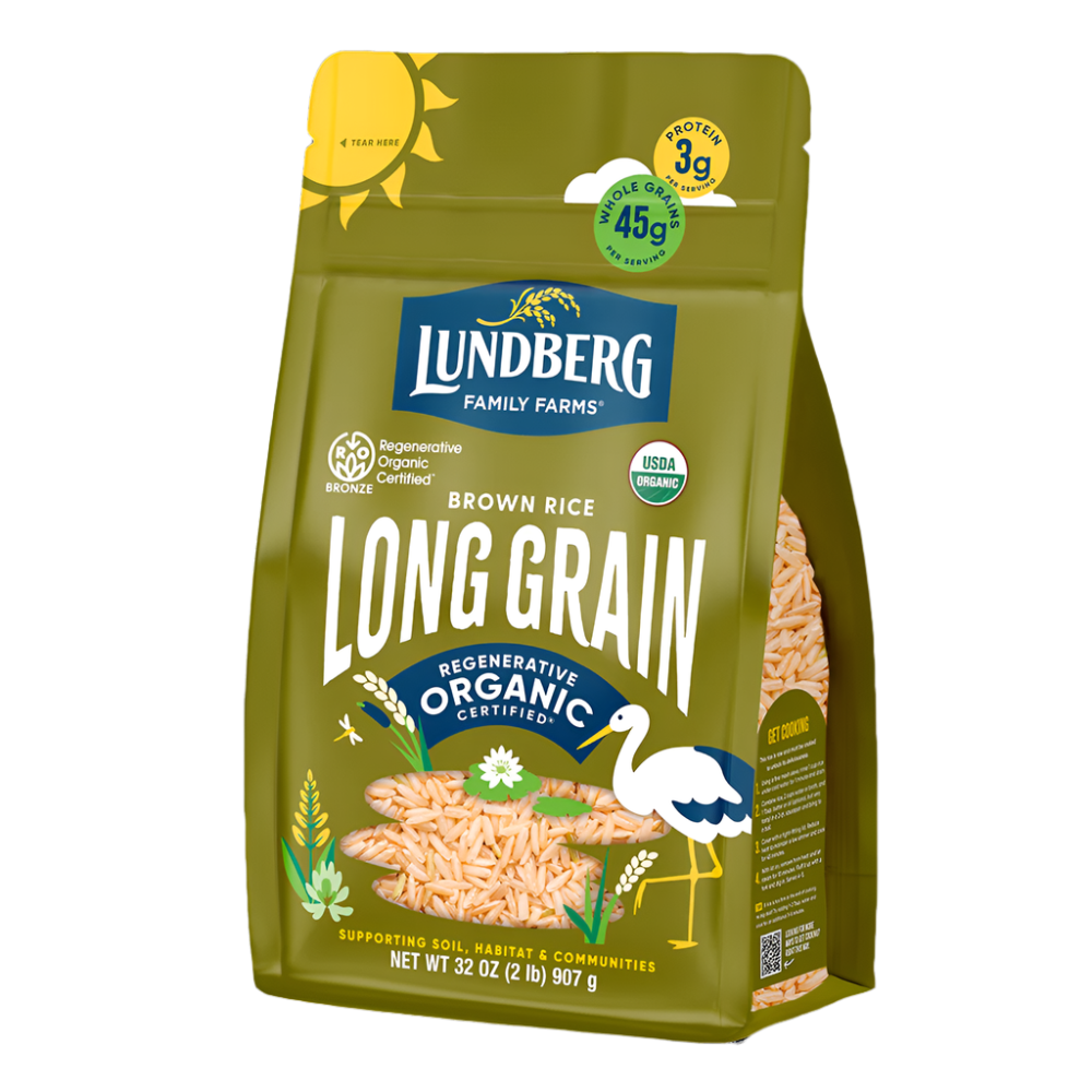 Lundberg Organic Long Grain Brown Rice (907g)