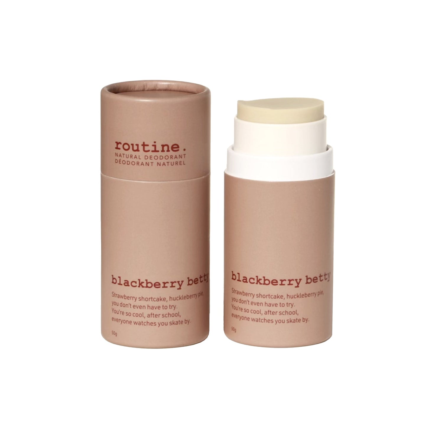 Routine Deodorant Stick - Blackberry Betty (50g) - Lifestyle Markets