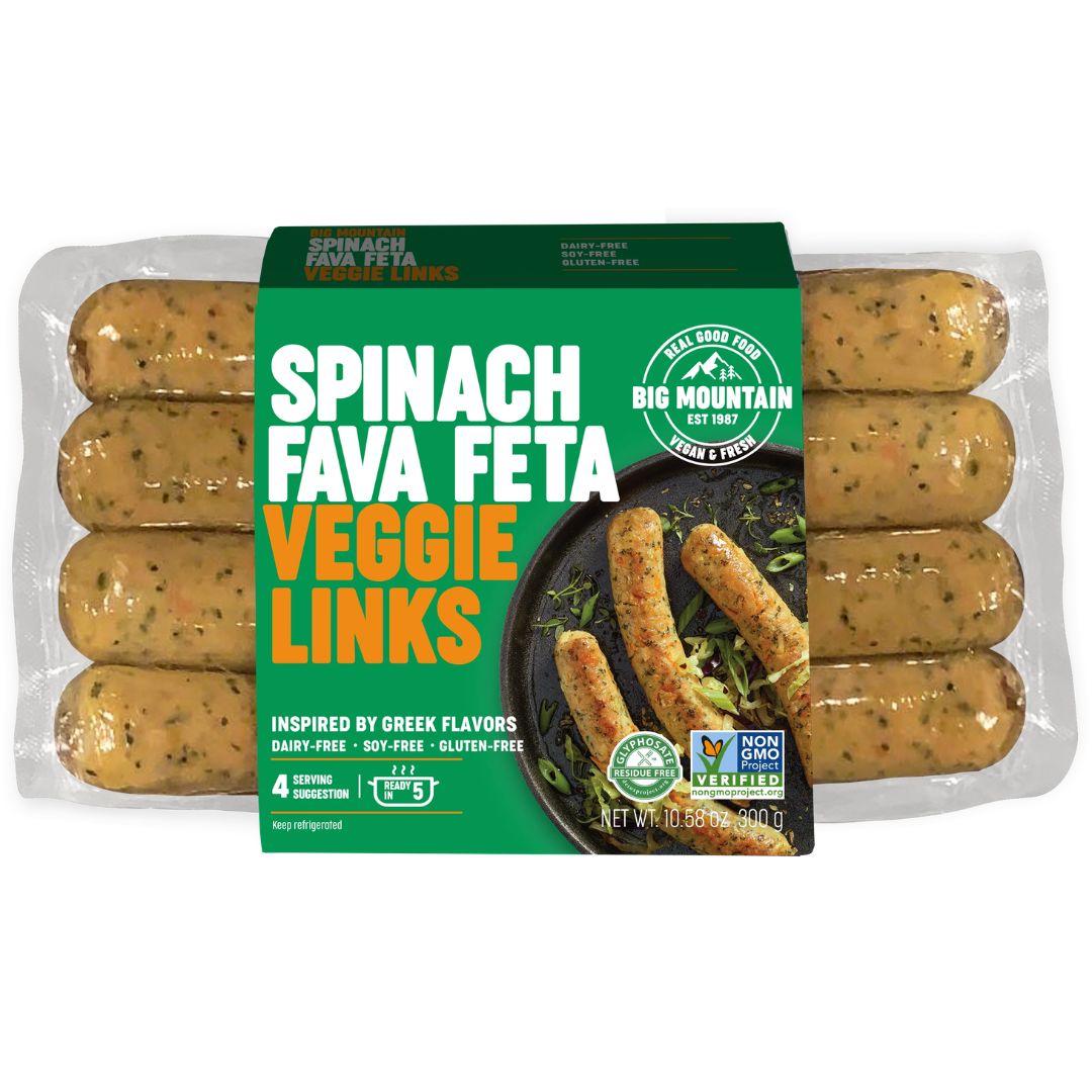 Big Mountain Foods Spinach Fava Feta Links (300g) - Lifestyle Markets