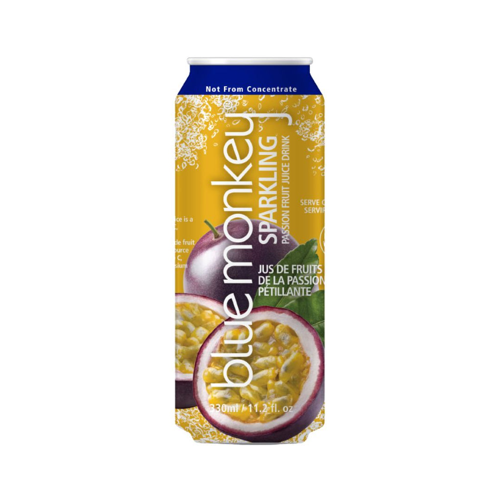 Blue Monkey Sparkling Passion Fruit Juice (330ml)