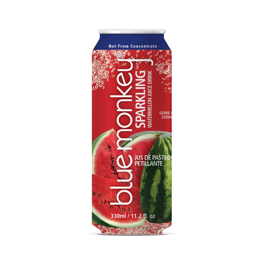 Blue Monkey Sparkling Watermelon Juice (330ml) - Lifestyle Markets
