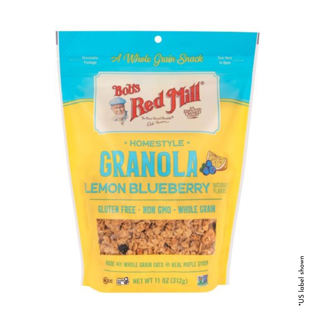Bob's Red Mill Homestyle Granola - Lemon Blueberry (312g) - Lifestyle Markets
