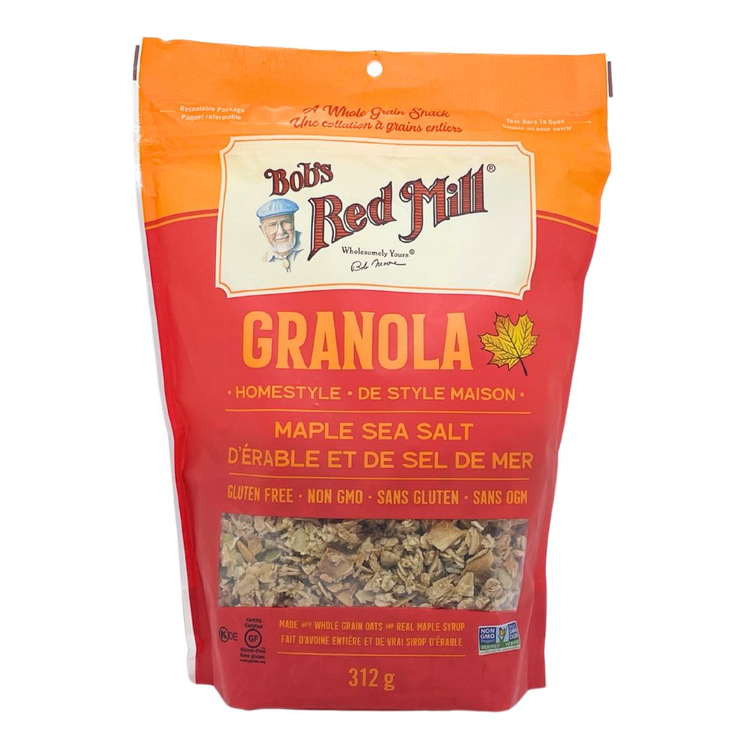 Bob's Red Mill Homestyle Granola - Maple Sea Salt (312g) - Lifestyle Markets