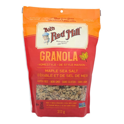 Bob's Red Mill Homestyle Granola - Maple Sea Salt (312g) - Lifestyle Markets