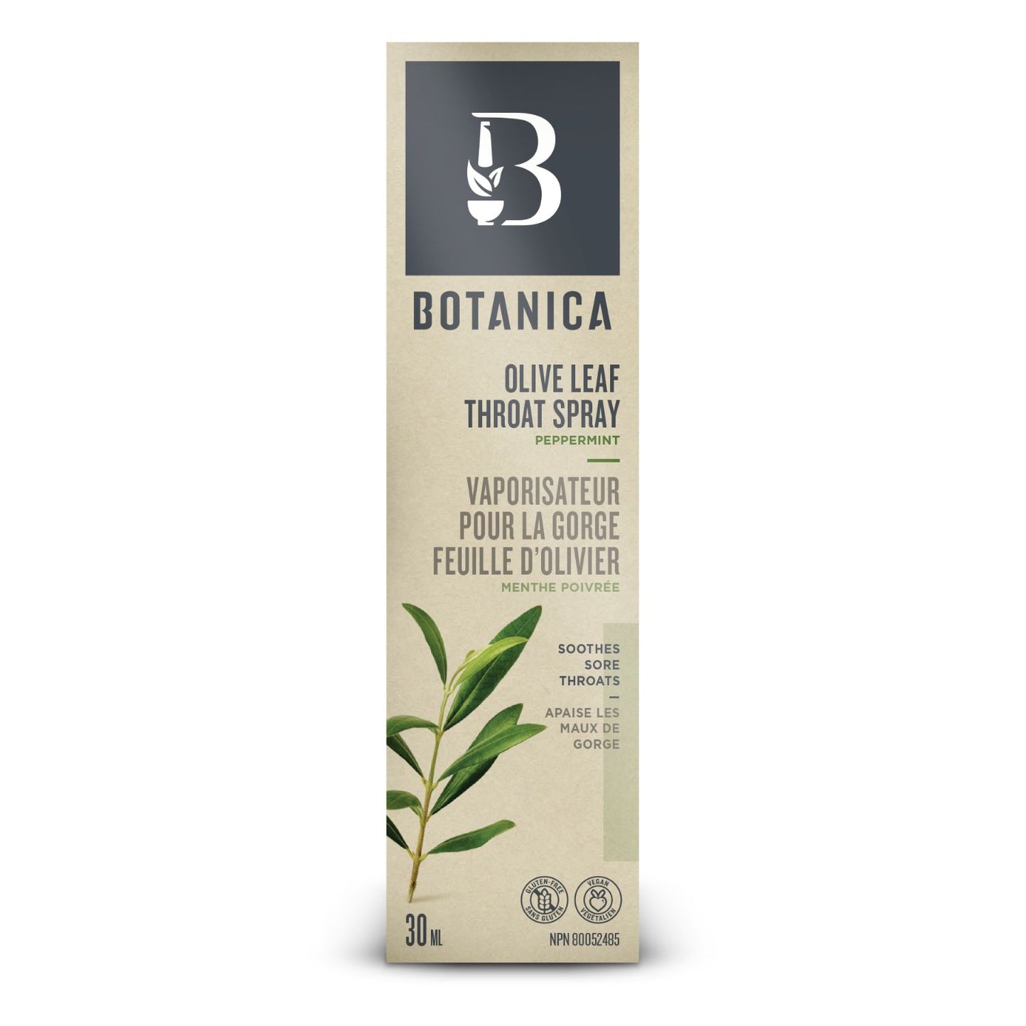 Botanica Olive Leaf Throat Spray (30ml)
