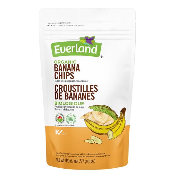Everland Organic Banana Chips (227g)