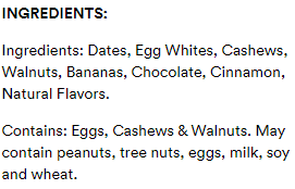 Rxbar Banana Chocolate Walnut Protein Bar (52g) - Lifestyle Markets
