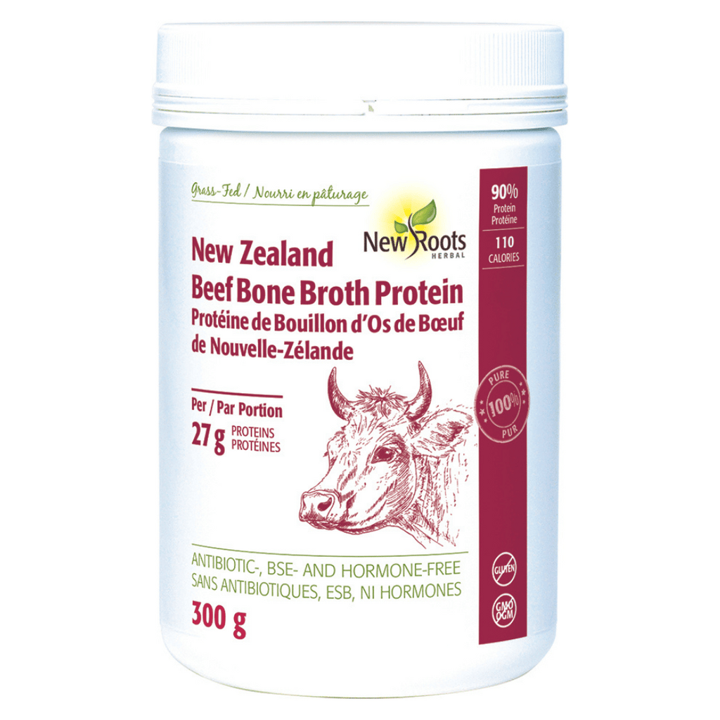 New Roots New Zealand Beef Bone Broth Protein (300g)