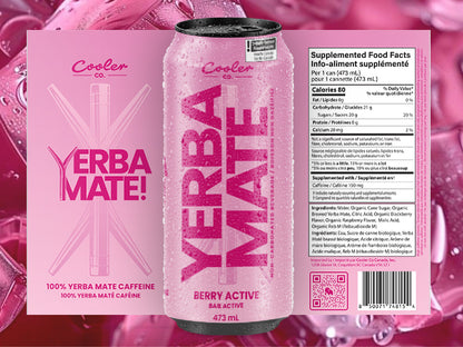 Cooler Co Yerba Mate - Berry Active (473 ml)