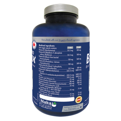 Naka BioMax Bioactive B Complex (150 VCaps)