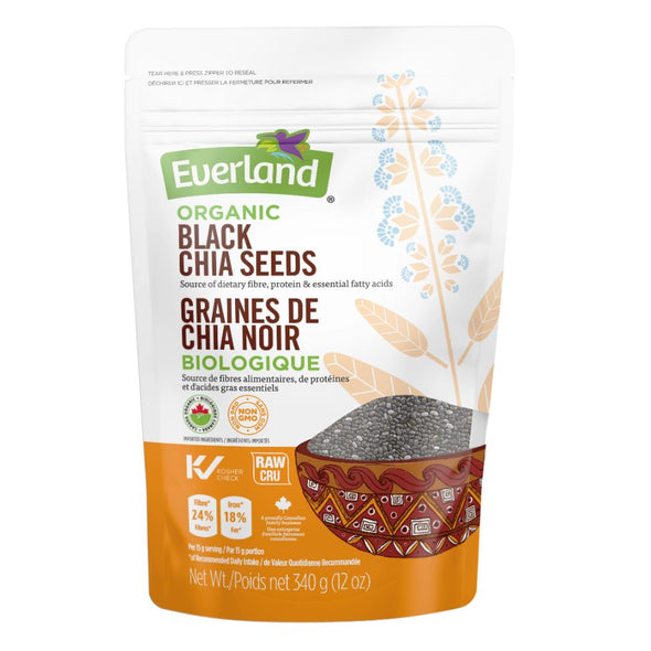 Everland Organic Black Chia Seeds (340g)
