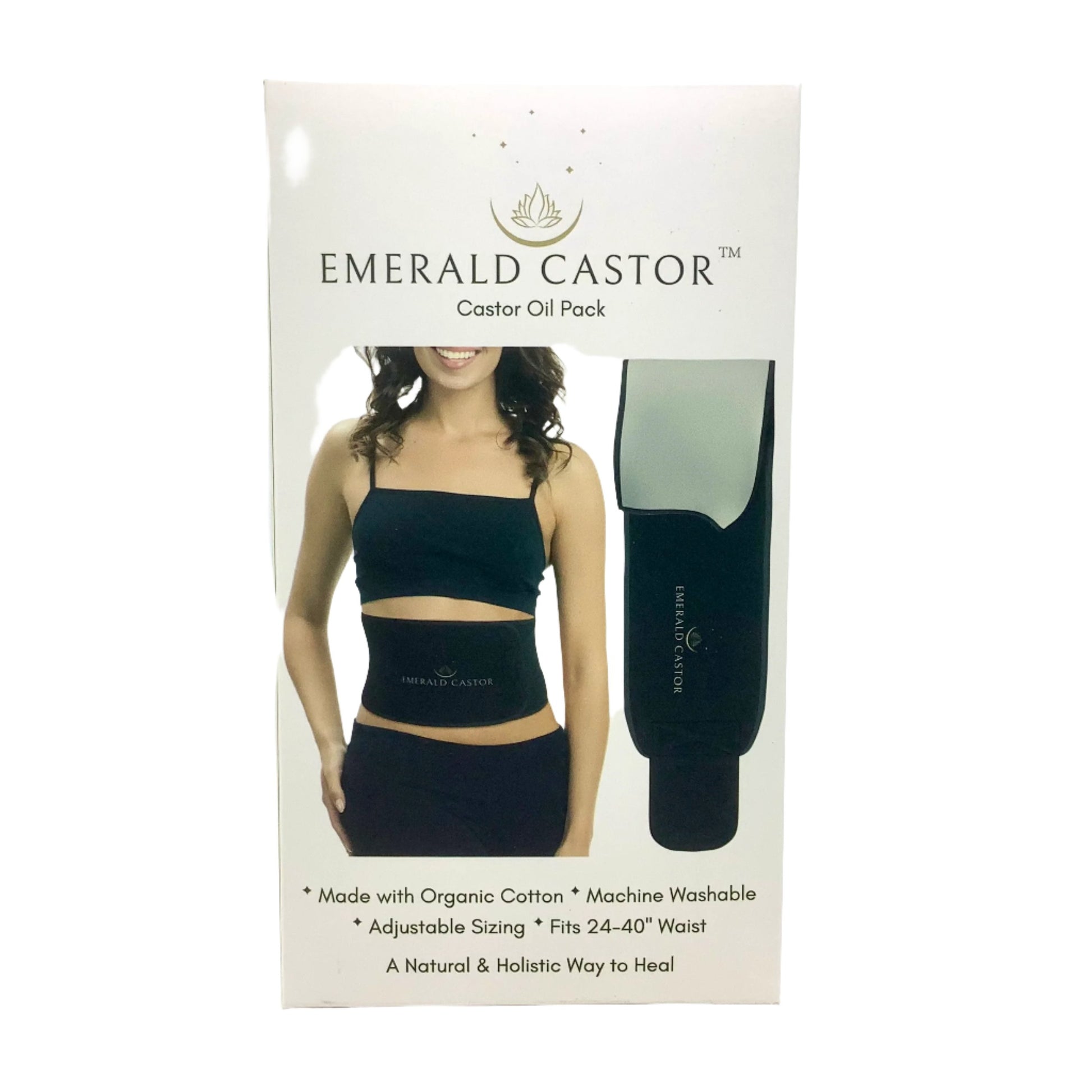 Emerald Castor Oil Pack (Black) - Lifestyle Markets