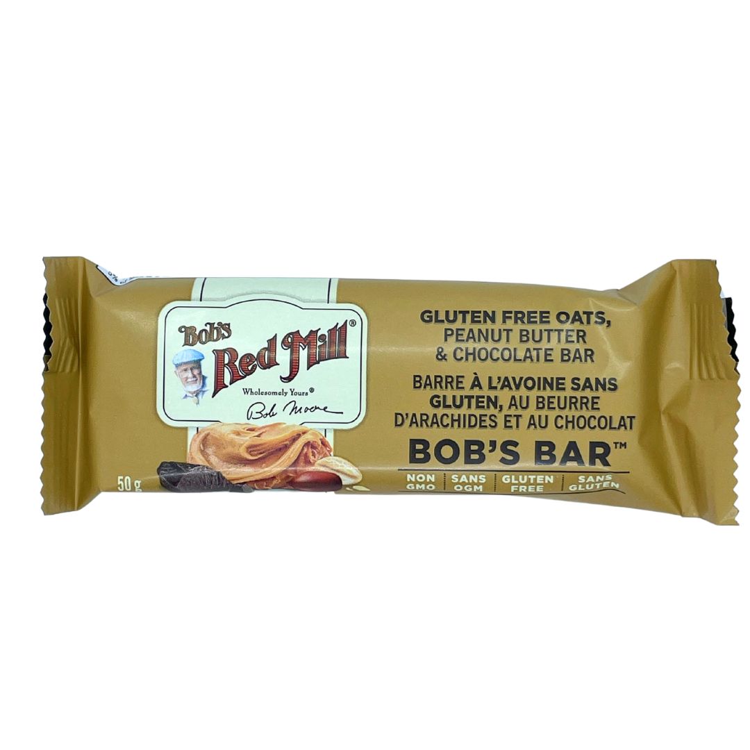 Bob's Red Mill Peanut Butter, Chocolate & Oats Bar (50g) - Lifestyle Markets