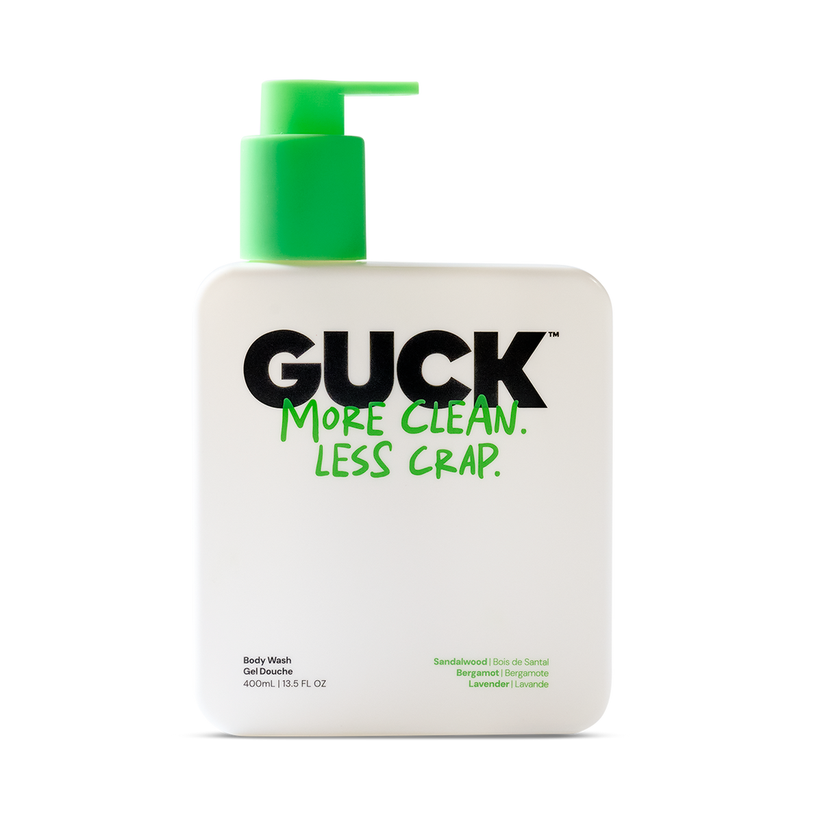 Guck Body Wash - Sandalwood (400ml)