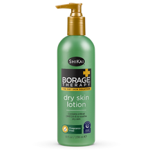 Shikai Borage Therapy dry skin lotion bottle on a white background
