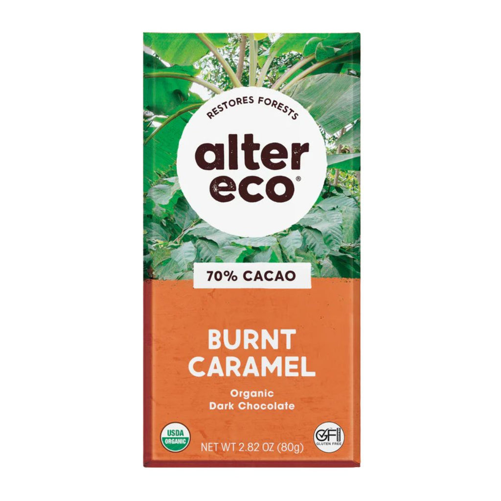 Alter Eco Organic Dark Chocolate Burnt Caramel (80g)