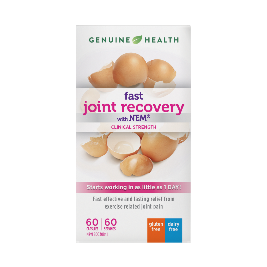 Genuine Health Fast Joint Recovery with NEM (60 Caps)