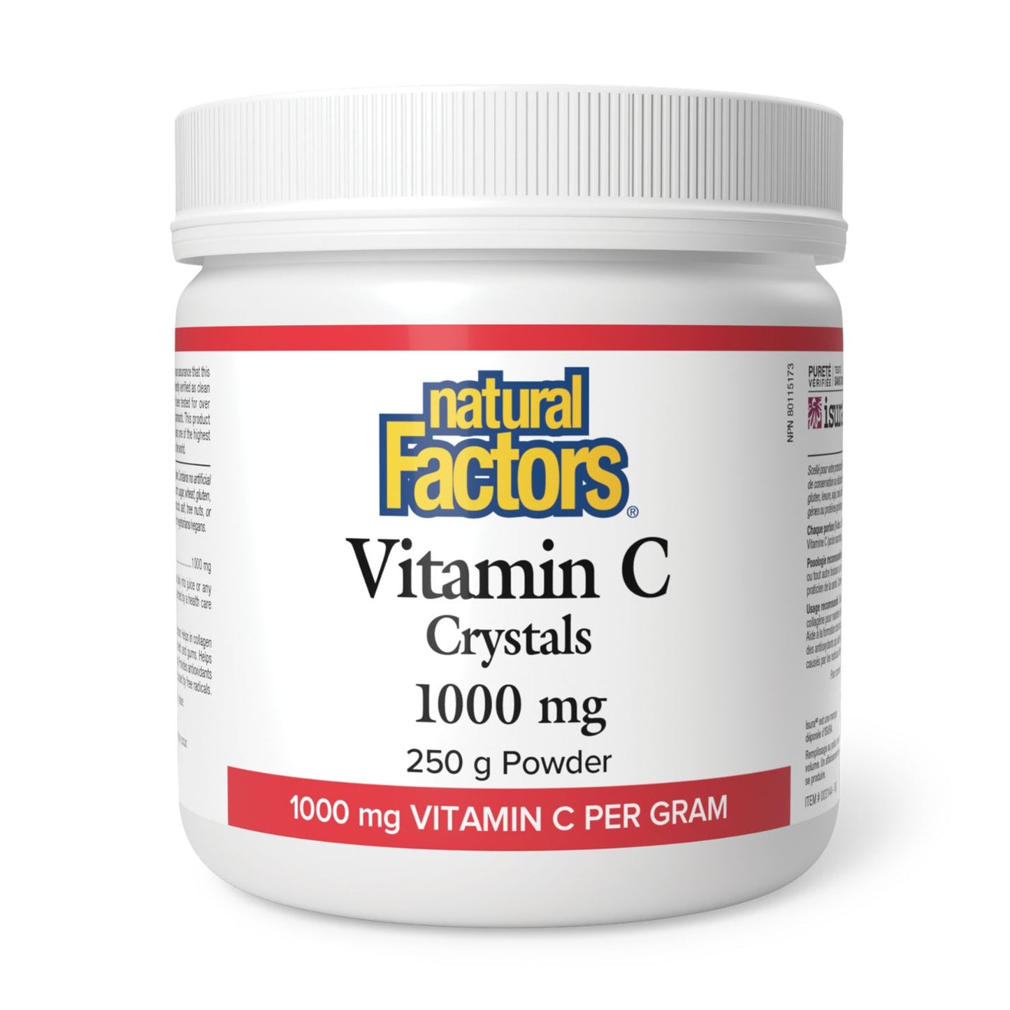 Natural Factors Vitamin C Crystals (Ascorbic Acid Powder)
