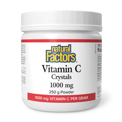 Natural Factors Vitamin C Crystals (Ascorbic Acid Powder)