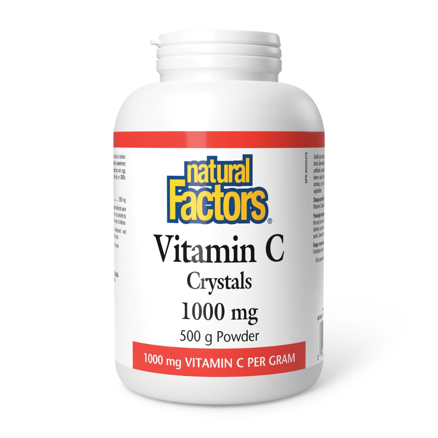 Natural Factors Vitamin C Crystals (Ascorbic Acid Powder)