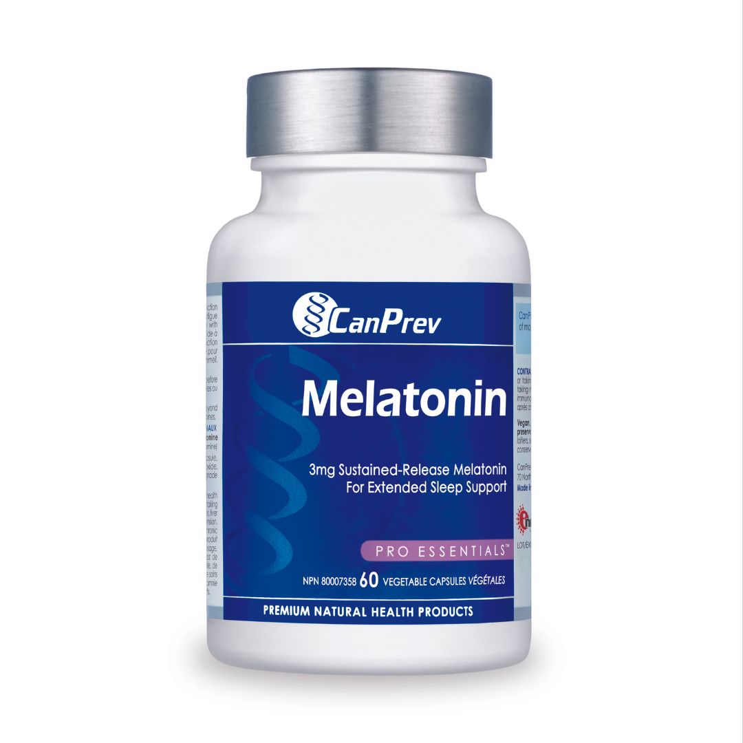 CanPrev Melatonin 3mg Sustained-Release (60 VCaps) - Lifestyle Markets