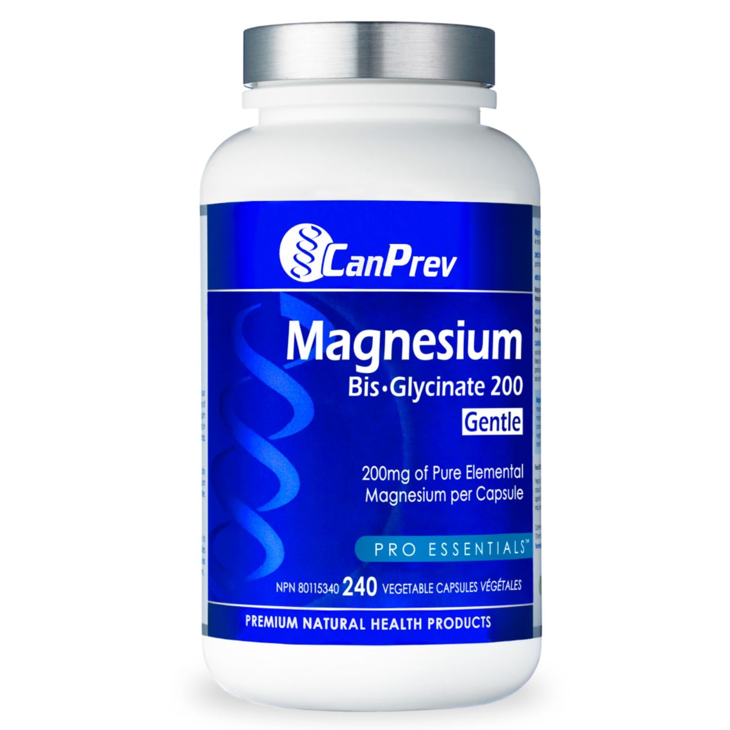 CanPrev Magnesium Bis-Glycinate 200 Gentle (VCaps)