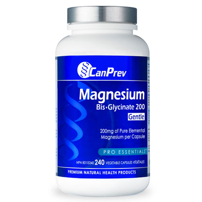 CanPrev Magnesium Bis-Glycinate 200 Gentle (VCaps)