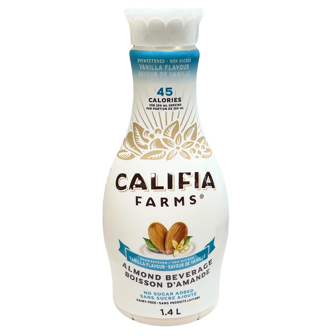 Califia Farms Almond Beverage - Unsweetened Vanilla (1.4L) - Lifestyle Markets